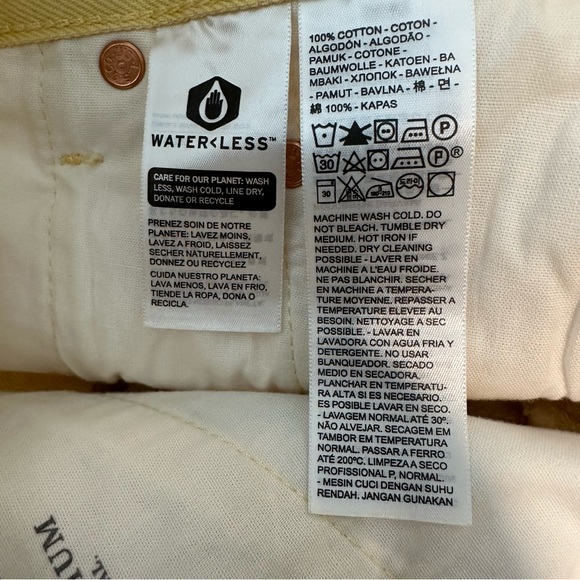 Free People x Levi’s Fresh 501 Original Cropped Jeans Size 29 - Picture 9 of 10